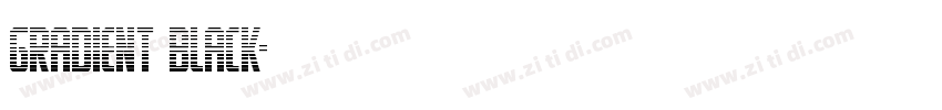 gradient black字体转换